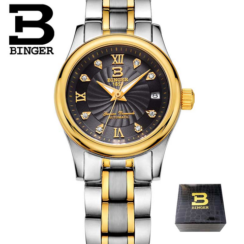 Image of BINGER Swiss Luxury Mechanical Watch Women B 603L-8