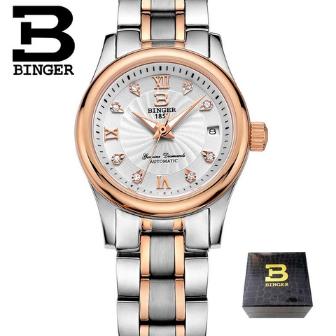 Image of BINGER Swiss Luxury Mechanical Watch Women B 603L-8