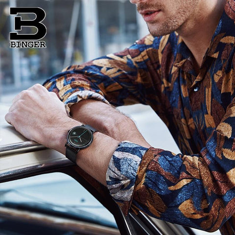 Image of BINGER Swiss Speedo High end Mechanical watch B 5085