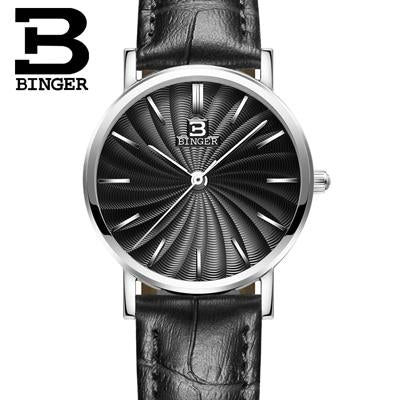 Image of Binger Swiss Ultra thin Quartz Watch Women B 3051