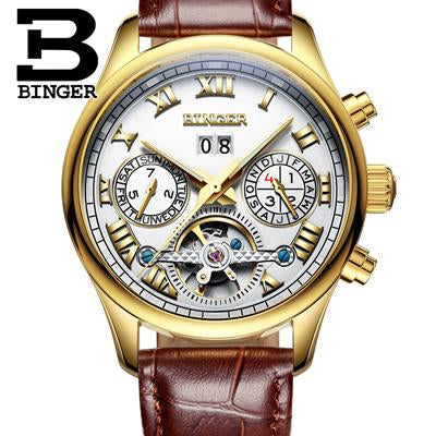 Image of Binger Swiss Tourbillon Mechanical Men's Watch B 8602