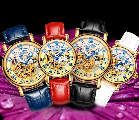 Image of Binger Swiss Hollow Mechanical Watch Women B 5066 HW