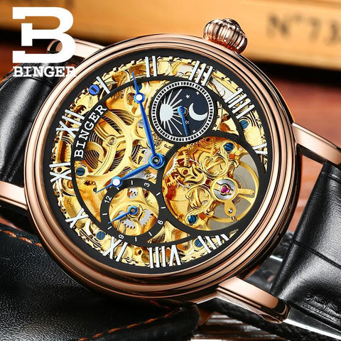 Image of Binger Swiss Mechanical Tourbillon Watch B 1171