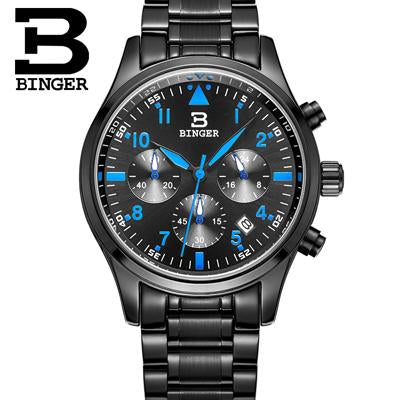 Image of Binger Swiss Quartz Watch Men B 9202