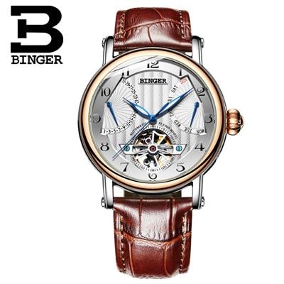 Image of Binger Swiss Super Luxury Tourbillon Mechanical Watch Men B 1172