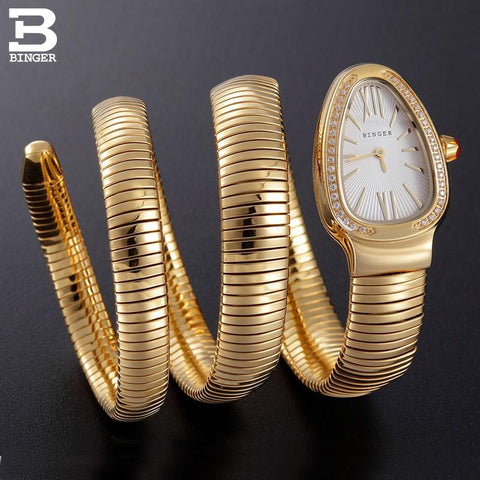 Image of Binger Swiss Snake Quartz Watch Women B 6900