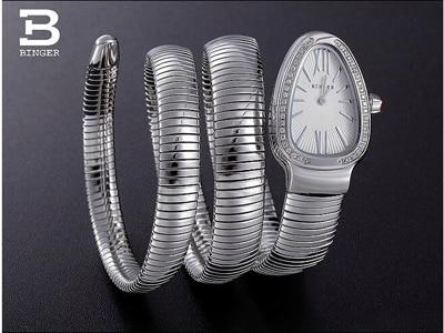 Image of Binger Swiss Snake Quartz Watch Women B 6900