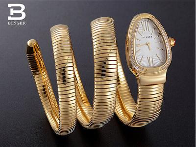 Image of Binger Swiss Snake Quartz Watch Women B 6900