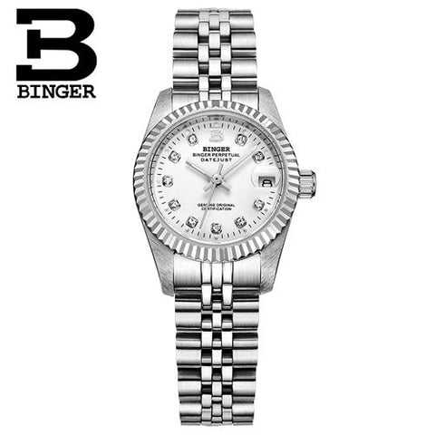 Image of Binger Swiss Striped Mechanical Men's Watch B 552 M