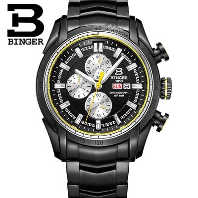 Image of Binger Swiss Chronograph Quarz Watch Men B 1163