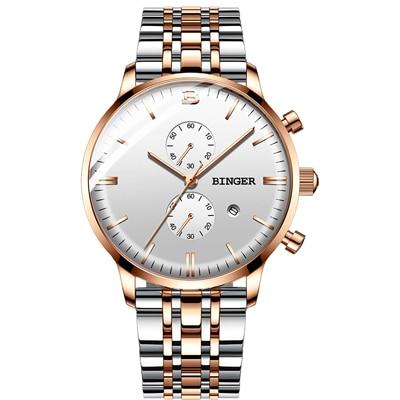 Image of Binger Swiss Chronograph Quartz Watch Men B 1212