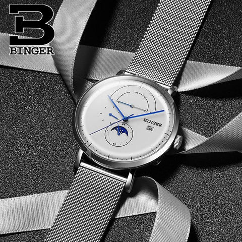 Image of Binger Swiss Curved Mechanical Watch B 8610