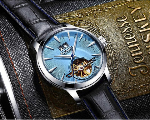 Image of BINGER Swiss Alpha Atmosphere Mechanical Tourbillon Watch B 10009