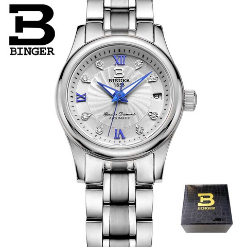 Image of BINGER Swiss Luxury Mechanical Watch Women B 603L-8