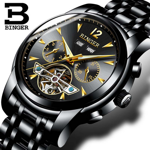 Image of Binger Swiss Tourbillon Men's Watch B 8608