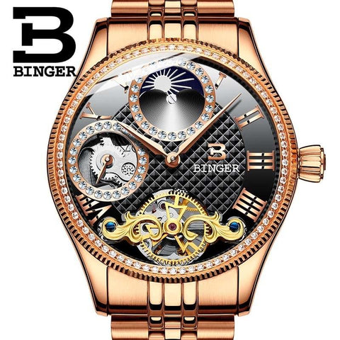 Image of Binger Swiss Unique Mechanical Watch Men B 1175