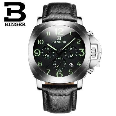 Image of Binger Swiss Luminous Quartz Watch Men B 9015
