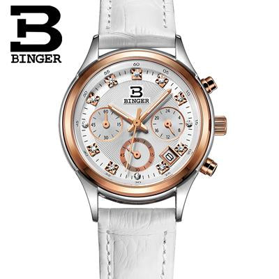 BINGER Swiss Quartz Watch Women B 6019