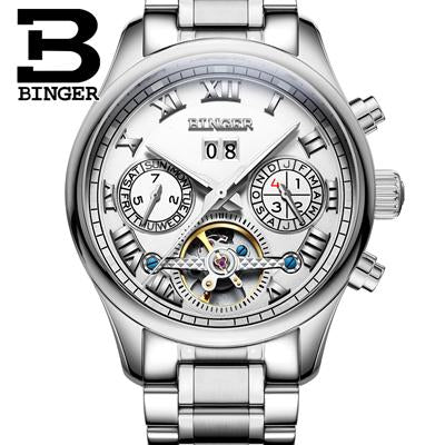 Image of Binger Swiss Tourbillon Mechanical Men's Watch B 8602
