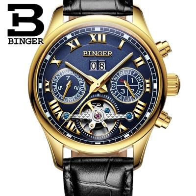 Image of Binger Swiss Tourbillon Mechanical Men's Watch B 8602