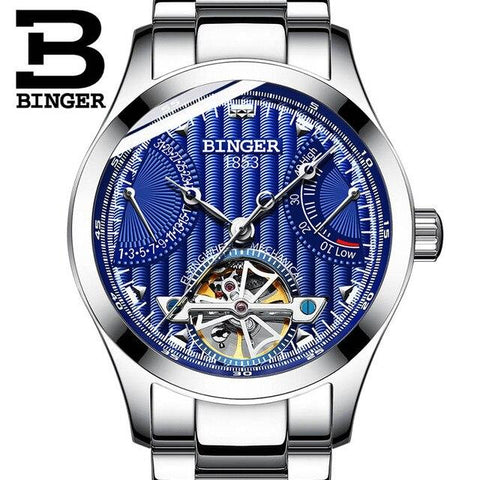 Image of Binger Swiss Super Luxury Tourbillon Mechanical Watch Men B 1171