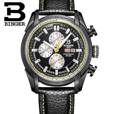 Image of Binger Swiss Chronograph Quarz Watch Men B 1163