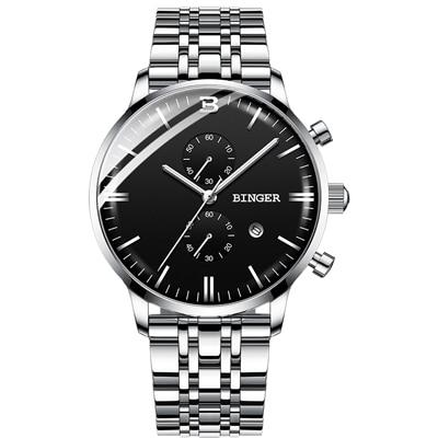 Image of Binger Swiss Chronograph Quartz Watch Men B 1212