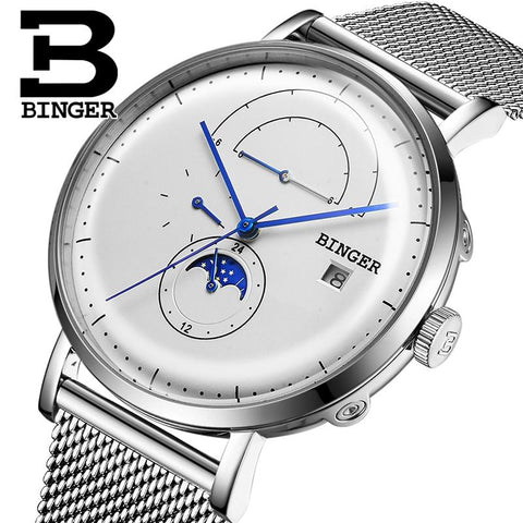 Binger Swiss Curved Mechanical Watch B 8610